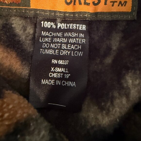 Trail Crest Pink Camo Pull Over Hoodie 1/4 Zip Highland Timber Women's X-Small - Picture 12 of 15